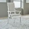 Clearance Mirage White Dining Room Arm Chair
