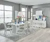 Clearance Mirage White 7 Piece Dining Room Set