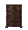 Traditional Brown Cherry Chest of Drawers - Montarosa