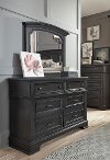 Rustic Traditional Dark Sepia Gray Dresser - Townsend