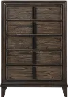 Clearance Stormont Gray-Brown Chest of Drawers
