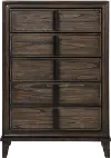 Stormont Gray-Brown Chest of Drawers