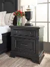 Townsend Dark Gray Nightstand