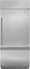 ZICS360NNRH Monogram 36 Inch Bottom Freezer Refrigerator - Stainless Steel, 21.3 cu. ft.