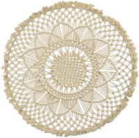 Round Off White Macrame Wall Hanging