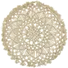 Round Off White Macrame Wall Decor