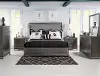 Clearance Counter Point Smoke Gray 4 Piece Queen Bedroom Set