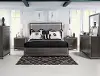 Clearance Counter Point Smoke Gray 4 Piece King Bedroom Set