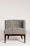Modern Woven Slate Gray Accent Chair - Kent