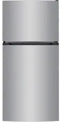 FFHT1824US Frigidaire 18 cu ft Top Freezer Refrigerator - 30 W Stainless Steel