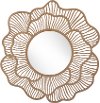 Gold Flower-Shaped Wall Mirror - Ketu