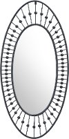 Black Oval Shaped Mirror - Cusp