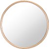 Small Round 12 Inch Gold Mirror - Ogee