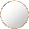 Small Round 12 Inch Gold Mirror - Ogee