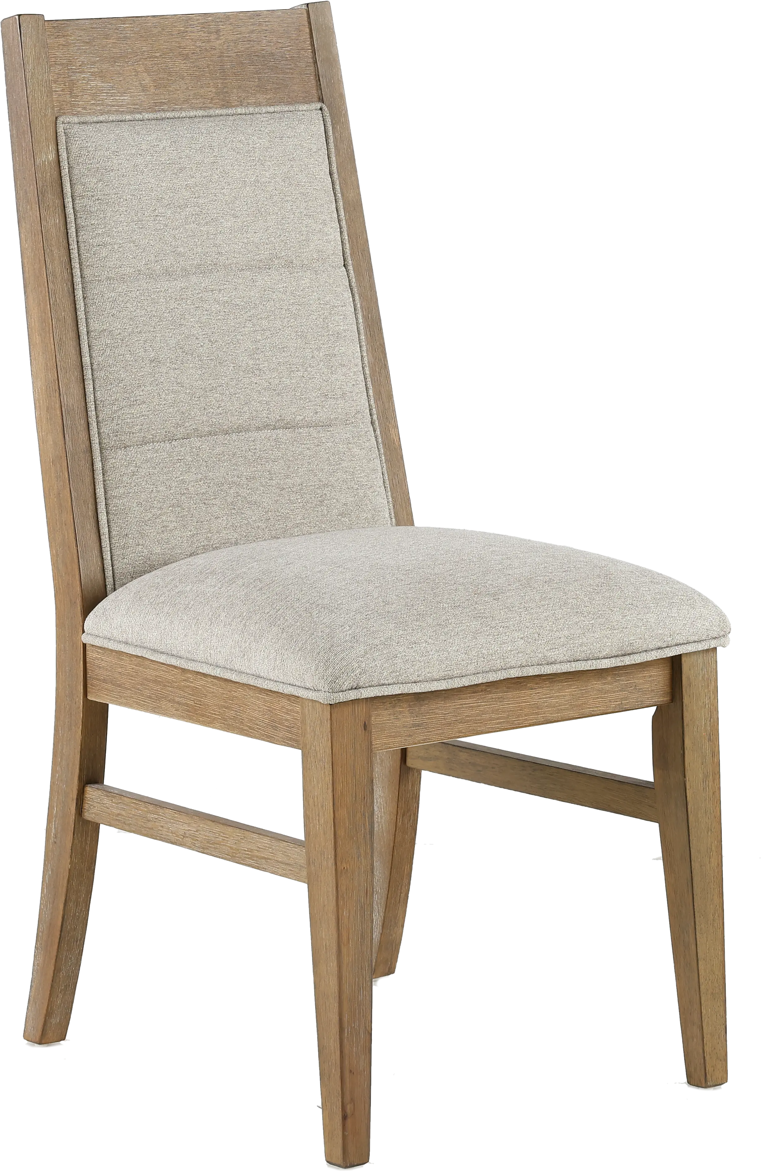 Contemporary Light Brown Upholstered Dining Room Chair - Loft Harbor-1