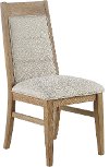 Contemporary Light Brown Upholstered Dining Room Chair - Loft Harbor