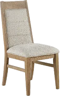 Contemporary Light Brown Upholstered Dining Room Chair - Loft Harbor