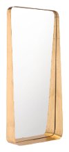 Modern Tall Gold Rectangle Mirror
