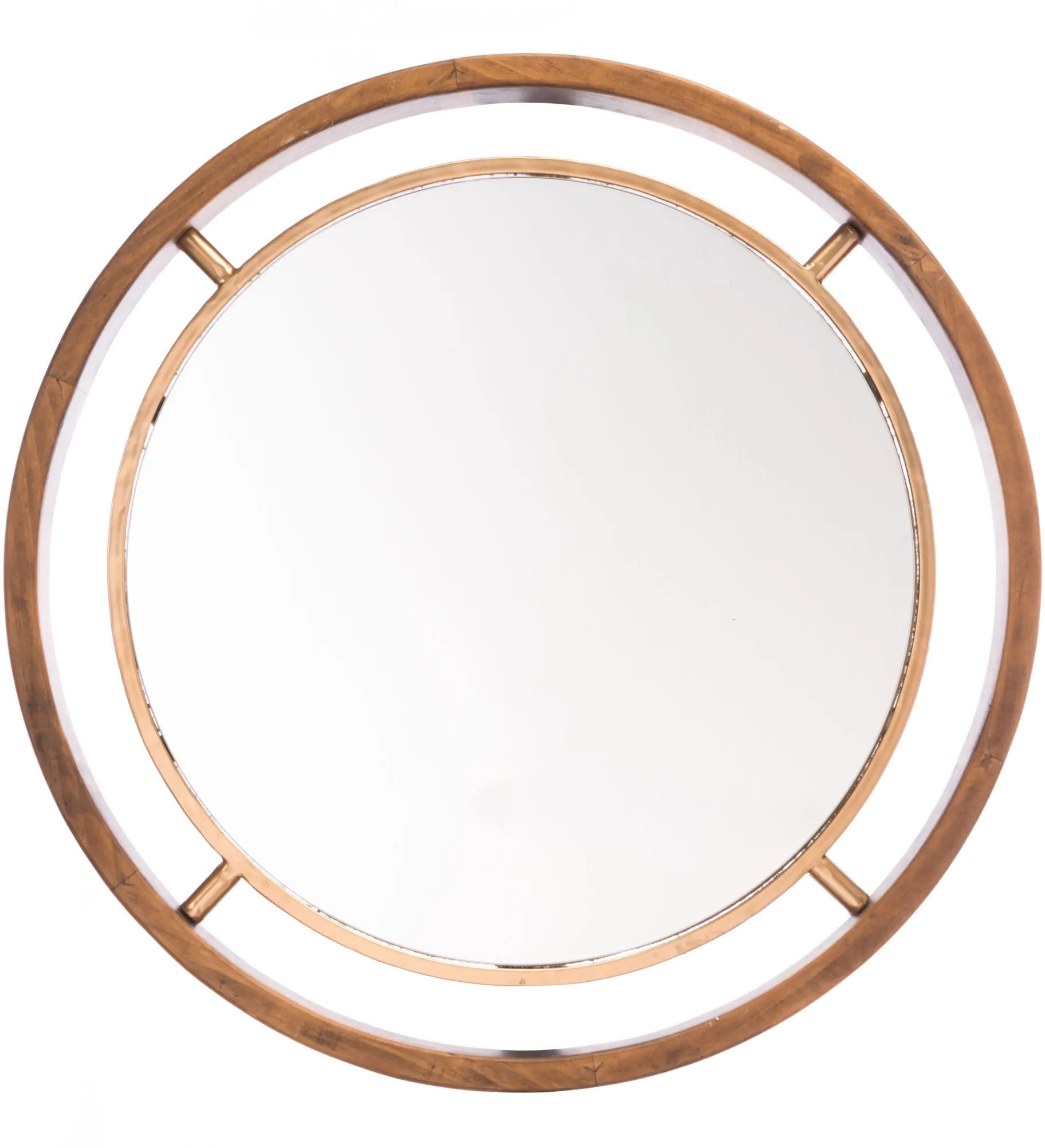 Round Gold Wall Mirror-1