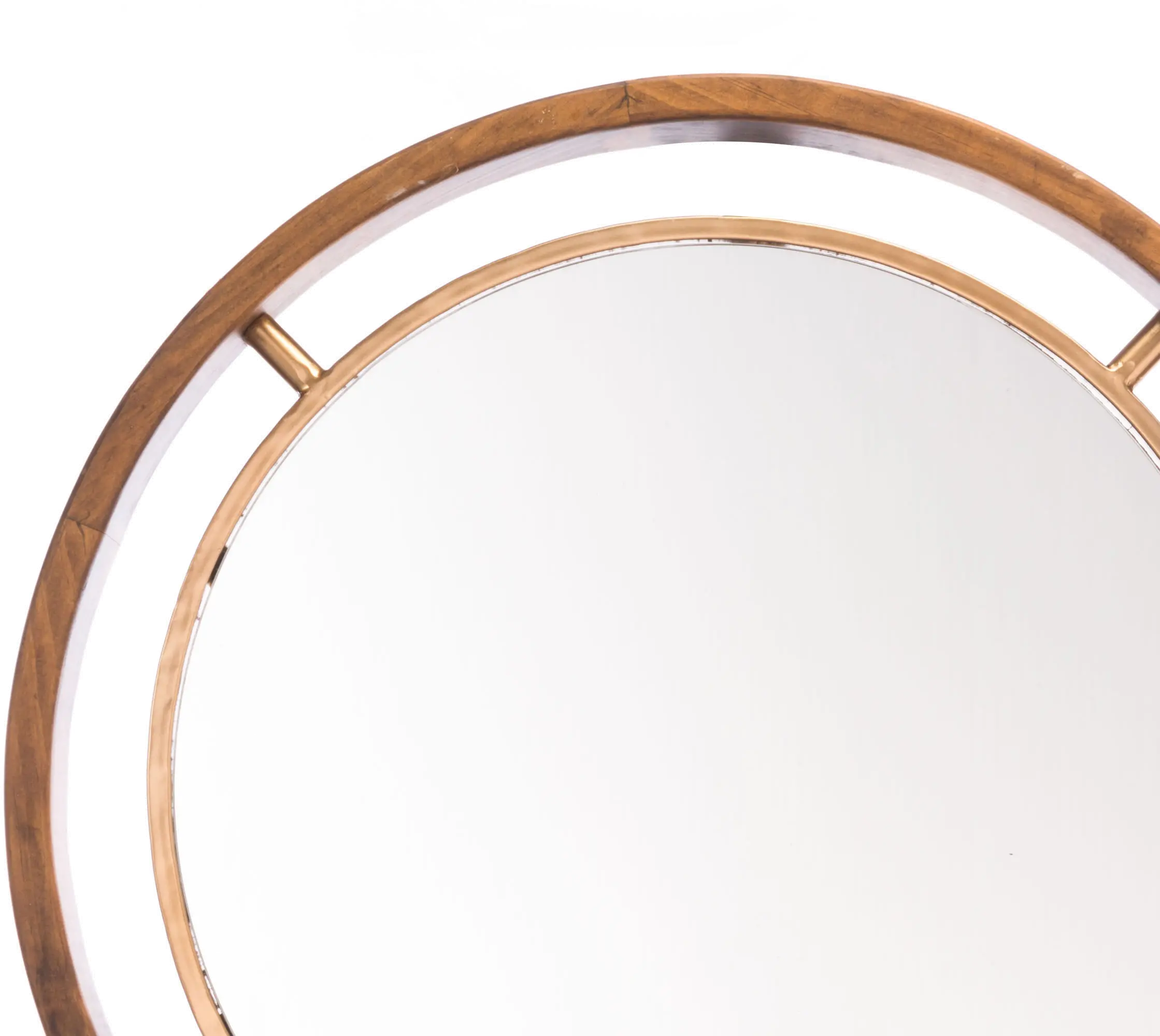Round Gold Wall Mirror-2
