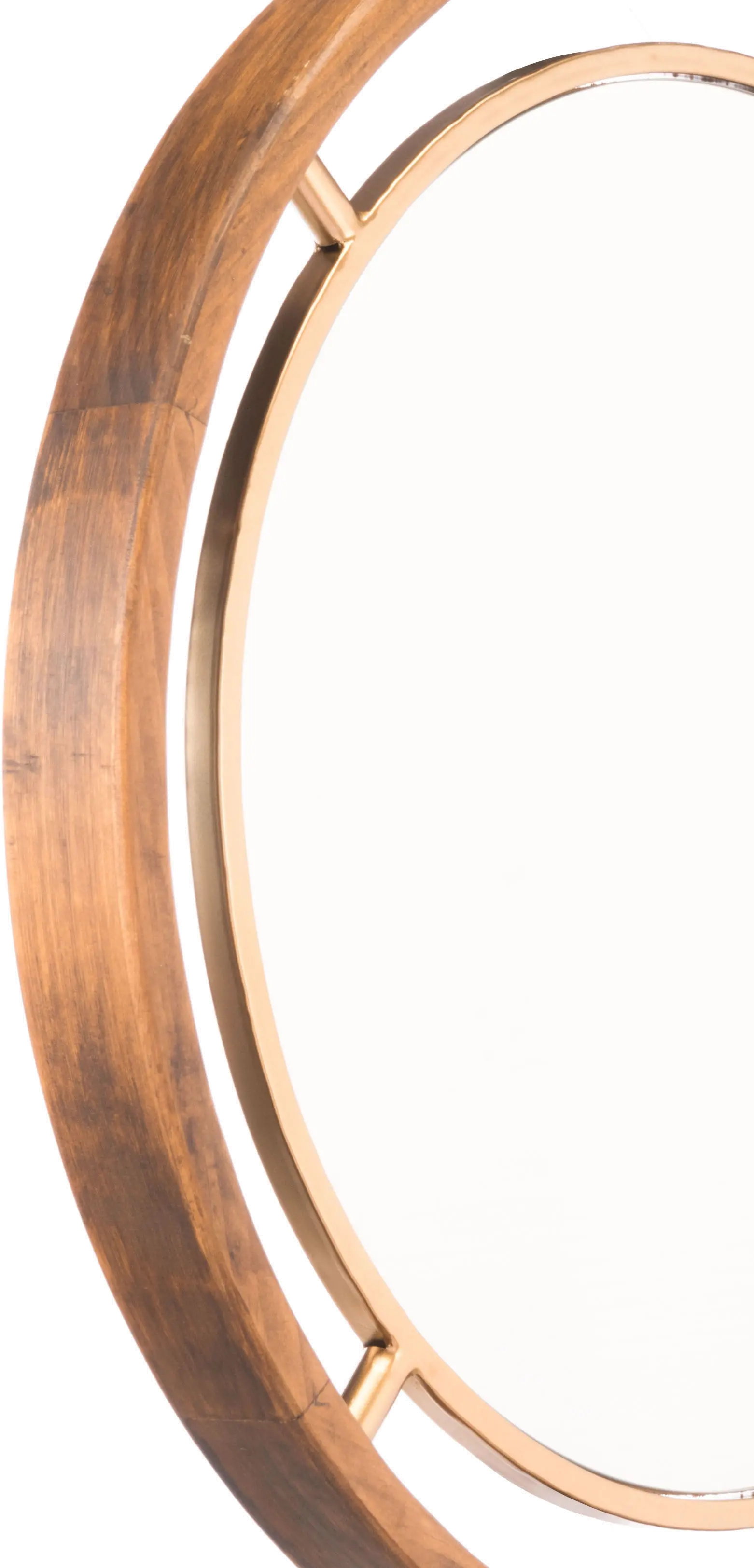 Round Gold Wall Mirror-5