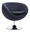 Modern Steel Gray Occasional Chair - Lund