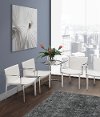 White Conference Chairs - Set of 2 Gekko