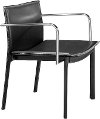 Black Conference Chairs - Set of 2 Gekko