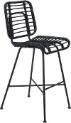 Modern Black Bar Chair - Murcia