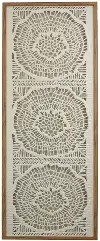 Natural Light Brown Paper Mache Shadow Box Wall Decor