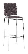 Dark Brown Bar Stool (Set of 2) - Criss Cross