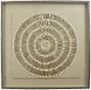 Clearance Brown Natural Fibers with Shell Wall Decoration