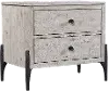 Zane Parchment Tan Nightstand