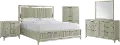 Positano Gray 4 Piece Queen Bedroom Set