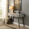 Washed Gray Industrial Sofa Table - Alta