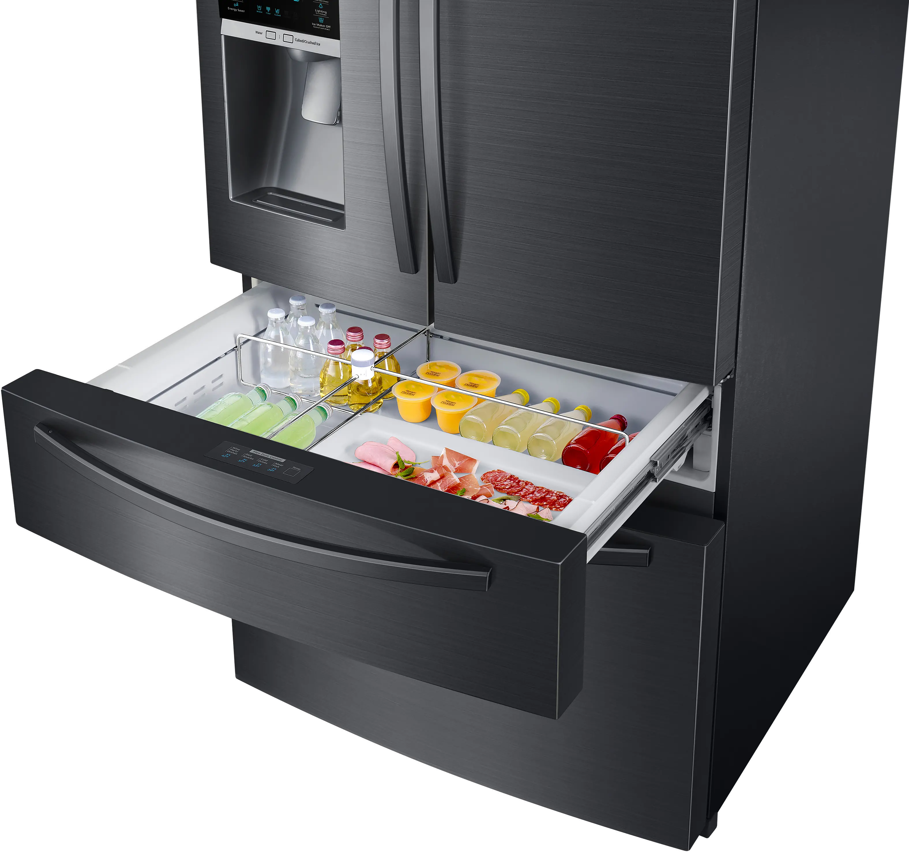 RF25HMIDBSG Samsung 24.73 cu ft 4 Door Refrigerator - 33 W Black Stainless Steel-5