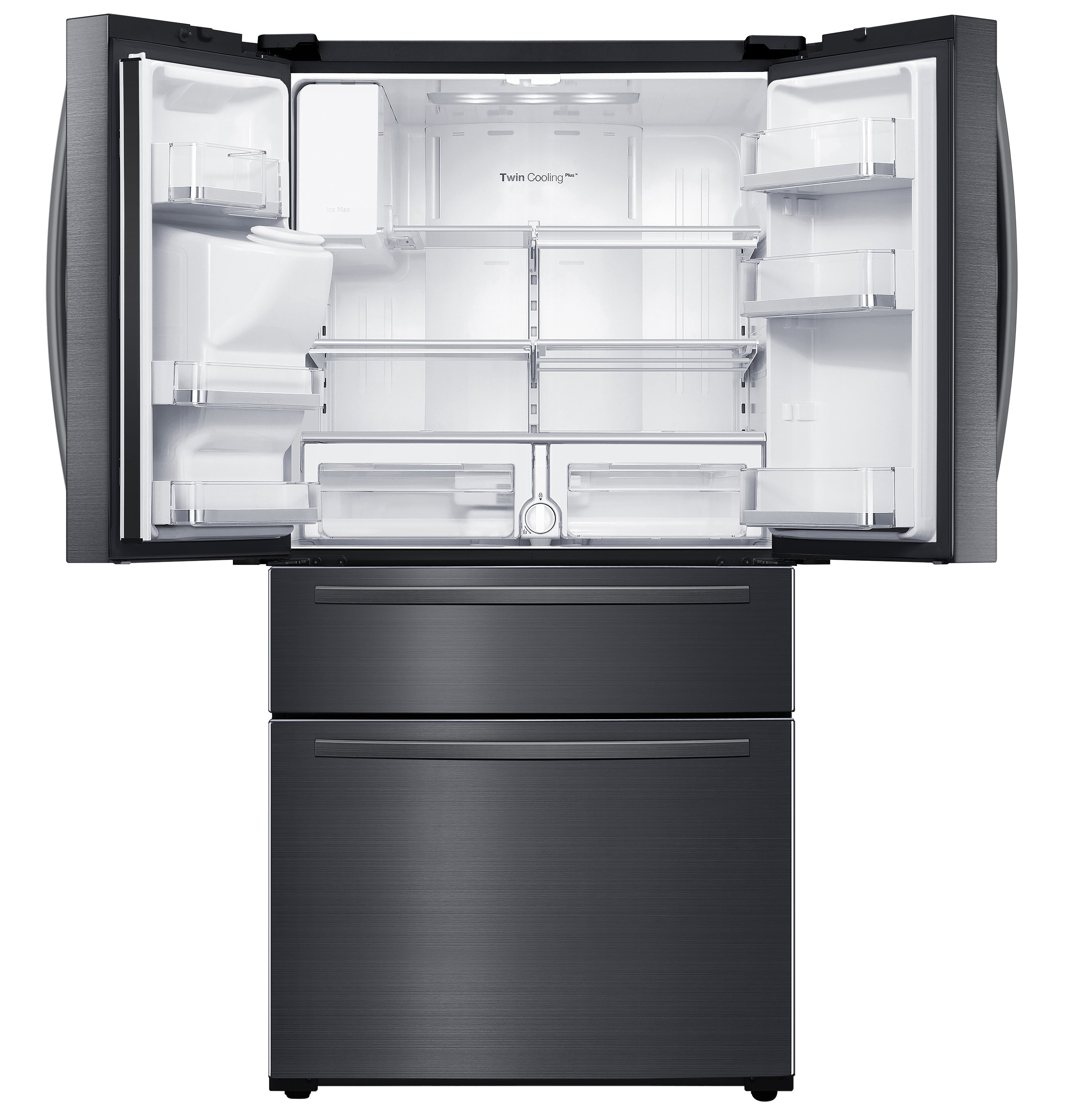 RF25HMIDBSG Samsung 24.73 cu. ft. 4 Door French Door Refrigerator with FlexZone Drawer - 33 Inch Black Stainless Steel-7