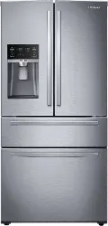 RF25HMIDBSR Samsung 24.73 cu ft 4 Door Refrigerator - 33 W Stainless Steel