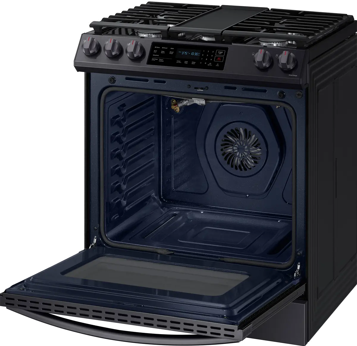 NX60T8311SG Samsung 30 Inch Slide In Gas Range - 6 cu. ft. Black Stainless Steel-4