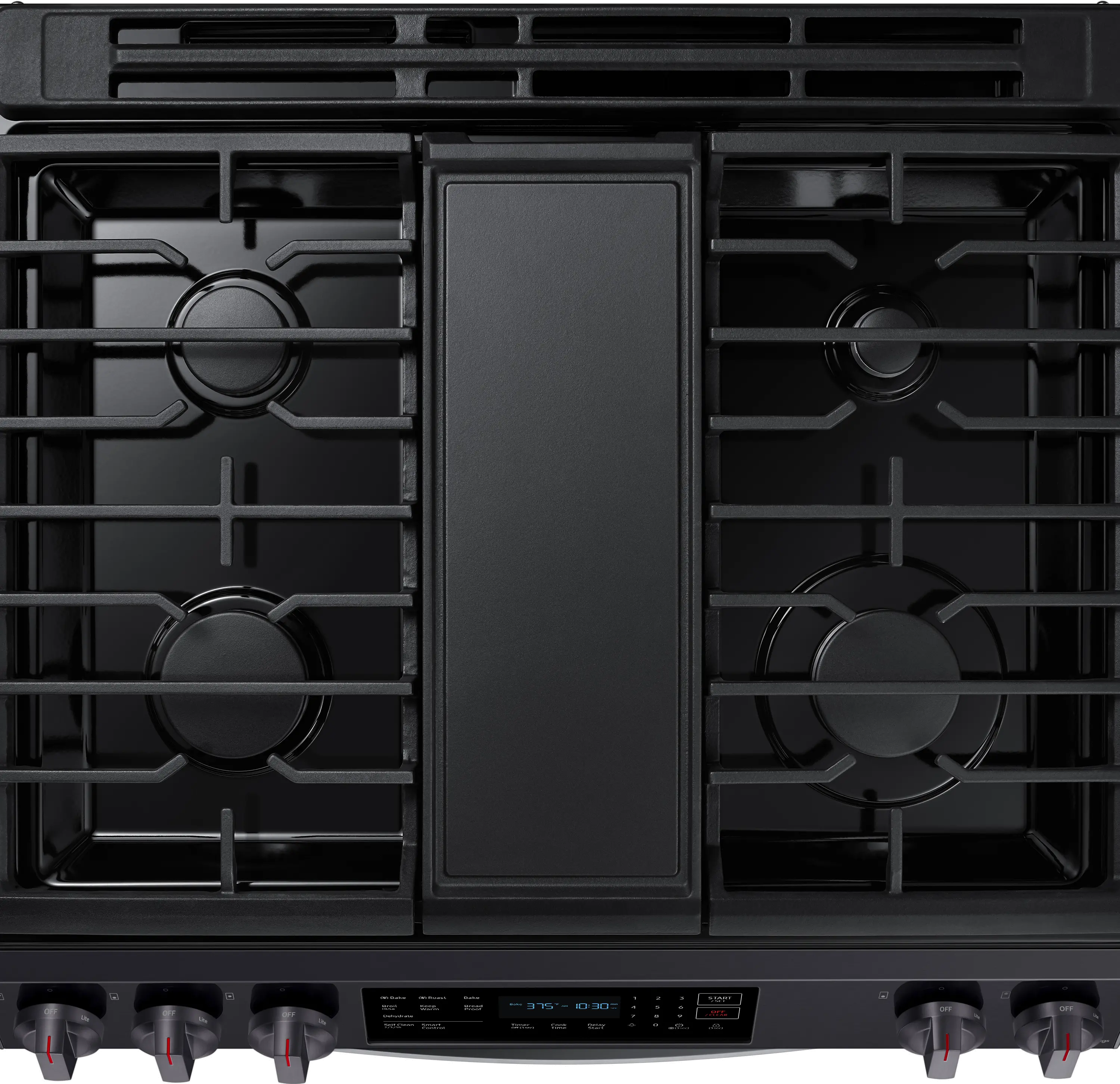NX60T8311SG Samsung 30 Inch Slide In Gas Range - 6 cu. ft. Black Stainless Steel-5