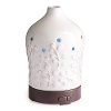 White Embossed Willow Airome Oil Diffuser - Candle Warmers