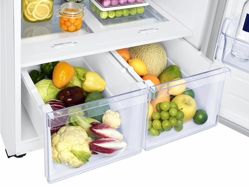 RT18M6215WW Samsung 18 cu ft Top Freezer Refrigerator with FlexZone - 29 W White-6