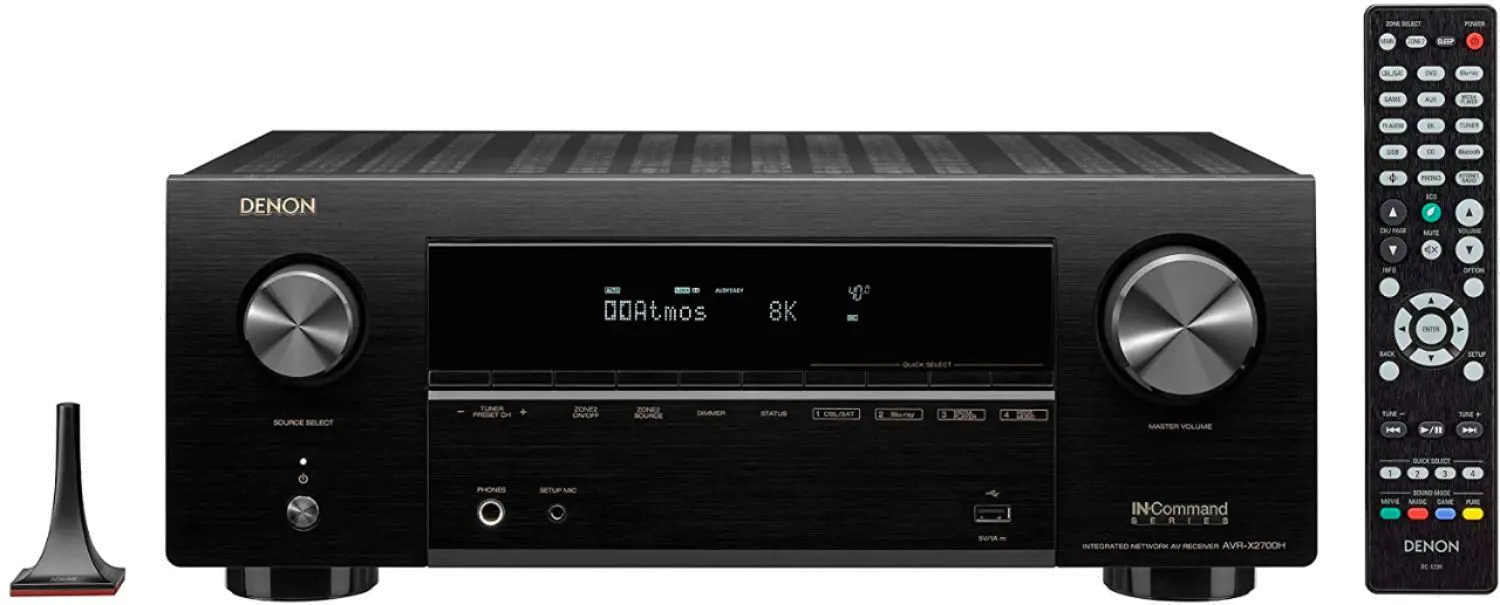 DENON AVR-X2700H Denon AVR-X2700H 8K Ultra HD 7.2 Channel AV Receiver-1