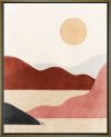 Clearance Multi Color Day Dream Hand Embellished Canvas Art in Floater Frame