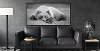 Black and White Bedroom Eyes Fine Art Print in Black Floater Frame