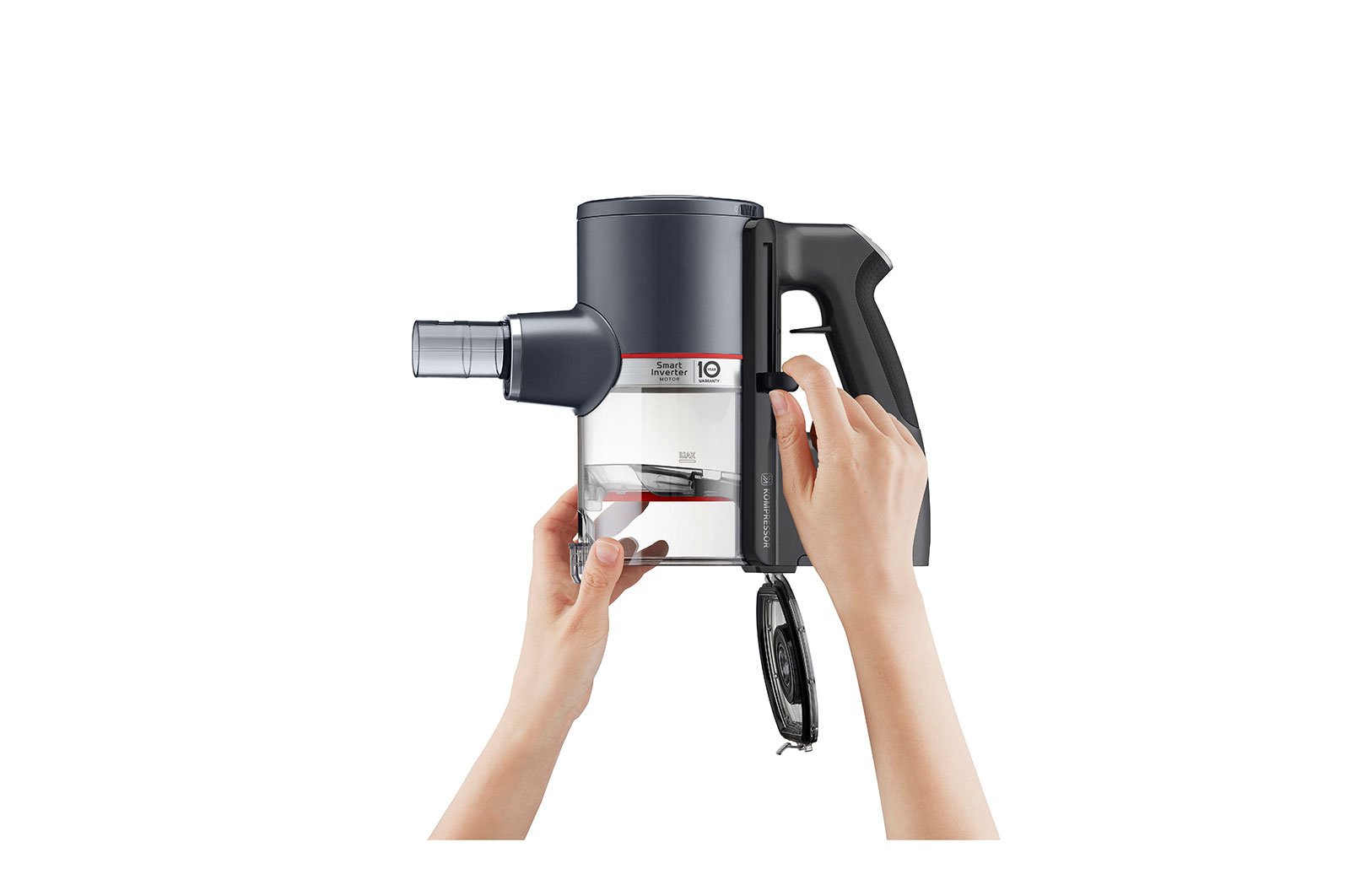 A927KGMS LG CordZero A9 Kompressor Cordless Vacuum - Iron Gray-6