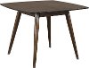 Mid Century Modern Dark Brown Dining Room Table - Santana
