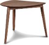 Mid Century Dark Walnut Triangular Dining Room Table - Ollie