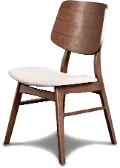 Mid Century Dark Walnut Dining Room Chair - Ollie