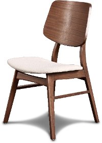Mid Century Dark Walnut Dining Room Chair - Ollie